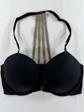 Victoria’s Secret Push-Up Bra 32DD Black Racerback